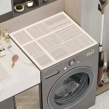 Нескользящий коврик для слива стиральной машины, суперабсорбирующий чехол для машины, пылезащитный чехол для холодильника, коврик для кухни и ванной, пылезащитный коврик для домашнего декора S 30x40cm
