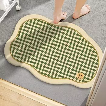 Нескользящий коврик для туалета, впитывающий коврик для двери в ванную, ковер для спальни, коврик для дома, коврик для туалета, коврик для двери в туалет 40X60cm