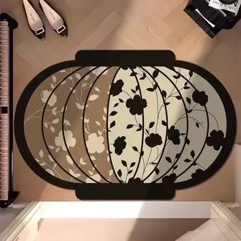 Нескользящий коврик для унитаза, антикварный фонарь, коврик для пола, коврик для слива, вход Style 6