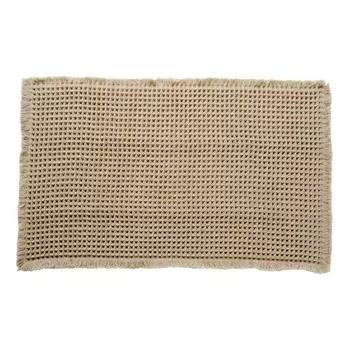 Нескользящий коврик для ванной комнаты, быстро впитывающий, быстросохнущий, однотонный 3D S коричневый