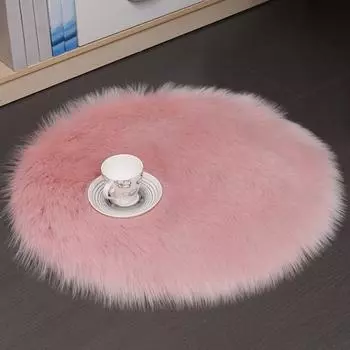 Нескользящий коврик для ванной комнаты, коврик для гостиной, пол для йоги, мягкий ковер, домашний декор 30cm чёрный