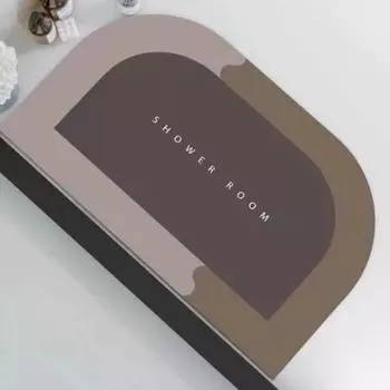 Нескользящий коврик для ванной, сверхвпитывающий и быстросохнущий мягкий коврик для душа, можно стирать в стиральной машине, подходит для ванных комнат и спален, коврики для ванной комнаты дома 1