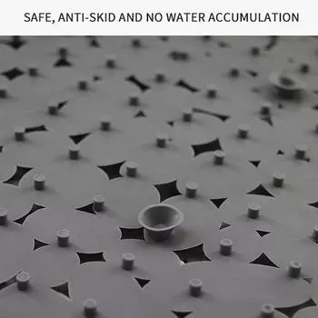 Нескользящий коврик для ванной, водонепроницаемый коврик, ковер для ванной комнаты, противоскользящий коврик для массажа ног на присоске хаки