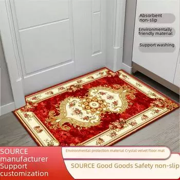 Нескользящий коврик для входной двери в европейском стиле для гостиной и спальни 40x60 cm