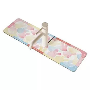 Нескользящий коврик Сильный водопоглощающий коврик для крана Домашняя кухонная утварь Pink