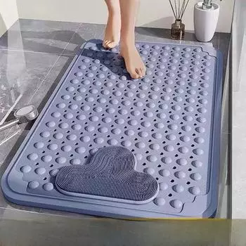 Нескользящий массажный коврик для ванны и душа с присосками, защитный коврик от падений для ванны и туалета 40*70cm - Small Anti-Slip