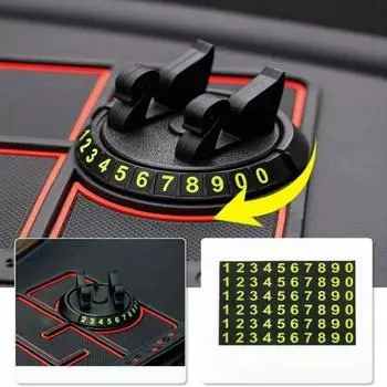 Нескользящий на 360° коврик для телефона 4 в 1, держатель GPS для приборной панели автомобиля, универсальная подставка