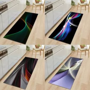 Нескользящий напольный коврик для ванной комнаты, спальни, дома, гостиной, коридора, балкона, ковер, кухонный коврик, коврик для двери крыльца 50x80cm