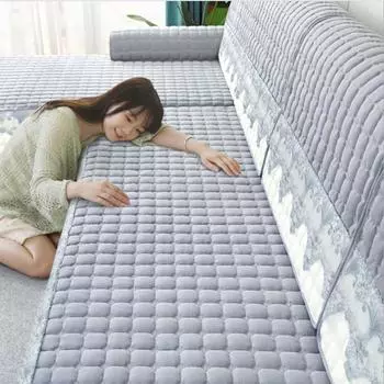 Нескользящий плед, защитный чехол для дивана, четырехсезонный универсальный эластичный угловой диван, подушка, полотенце, 1/2/3/4-местный диван Cojines 70x70cm 1piece