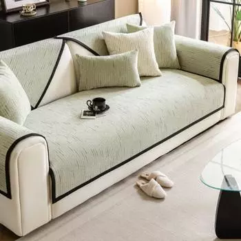 Нескользящий подлокотник для гостиной, спинка, диванная подушка, коврик, универсальный чехол для дивана из синели, роскошный чехол для дивана, чехлы для диванов 70X70