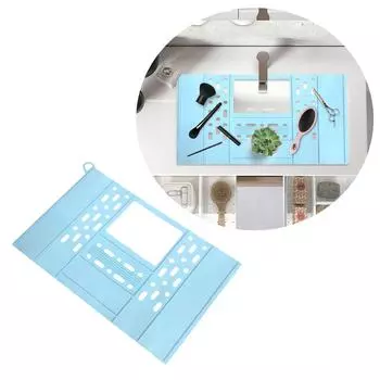 Нескользящий слив для воды, многофункциональный складной чехол для раковины, силиконовая накладка на раковину, коврик для макияжа, коврик для раковины с увеличенной поверхностью розовый