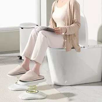 Нескользящий табурет для унитаза Squatty Potty Toilet Footstool Cadeiras Bathroom Tools 1pc серый