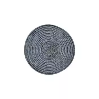 Нескользящий термостойкий круглый коврик для столовых приборов в стиле ретро, веревочный переплетенный стиль, коврик для посуды, коврик для чашки, кухонный декор 11cm