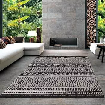 Нескользящий тканый напольный ковер и дорожка с цифровой печатью