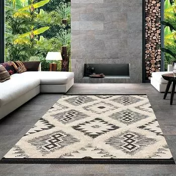 Нескользящий тканый напольный ковер и дорожка с цифровой печатью