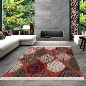 Нескользящий тканый напольный ковер и дорожка с цифровой печатью