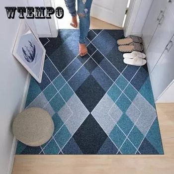 Нескользящий впитывающий коврик для гостиной, домашний ковер от двери до двери, дверной коврик в скандинавском стиле 90*100cm