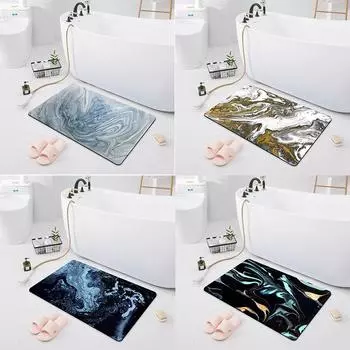 Нескользящий впитывающий коврик для ванной комнаты, дверной коврик для спальни, кухонный напольный коврик, коврик для душа в ванной комнате 40x60cm