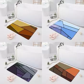 Нескользящий впитывающий коврик для ванной комнаты, коврик для двери спальни, кухонный коврик, ковер для ванной комнаты, душа 40x60cm