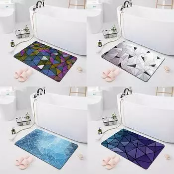 Нескользящий впитывающий коврик для ванной комнаты, коврик для двери спальни, кухонный коврик для ванной комнаты, ковер для душа 40x60cm