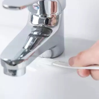 Неслепая щетка для унитаза Щетка для унитаза для удаления слепой щетки для унитаза Маленькая щетка Чистящая щетка 7 комплектов 7sets 15*1.5cm