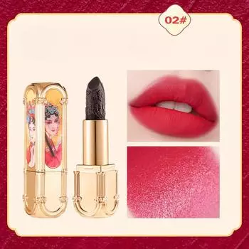 Несмываемая помада, стойкий цвет, нелегко прилипать к чашке, матовая бархатная матовая помада в китайском стиле