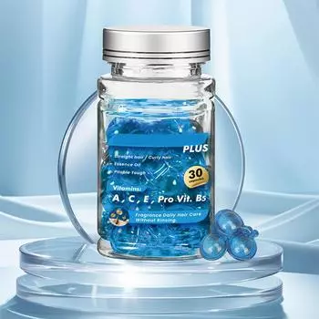 Несмываемое масло для ухода за волосами Марокканское аргановое масло Кондиционер для ухода за волосами Масло для волос 30 мл One Size синий