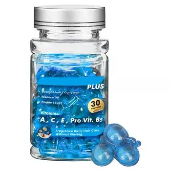 Несмываемое масло для ухода за волосами Марокканское аргановое масло Кондиционер для ухода за волосами Масло для волос 30 мл One Size синий