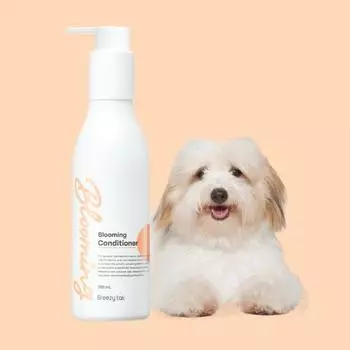 Несмываемый кондиционер Bridgetail Blooming Dog с ароматом трав и мускуса, корейский шампунь для домашних животных