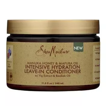 Несмываемый кондиционер Shea Moisture Manuka Honey & Mafura Oil Intensive Hydration, 1 шт., 340 мл