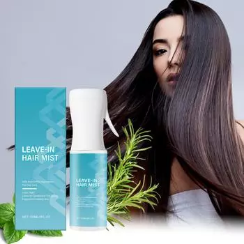 Несмываемый спрей для волос Smooth And Fragrant Straight Volume Dry And Nourishing And Fragrant Hair Spacion 150 мл синий