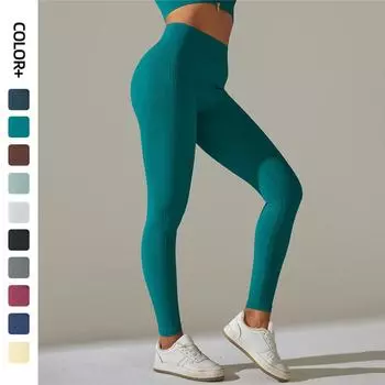 Nessaj Леггинсы для фитнеса с высокой талией, женские брюки для бега, йоги, энергетические колготки для спортзала, повседневные брюки для тренировок
