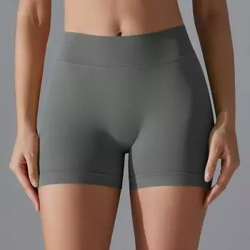 Nessaj Шорты для йоги Bubble Butt, женские, с высокой талией, для велоспорта, спортивные, дышащие, быстросохнущие, для фитнеса S чёрный