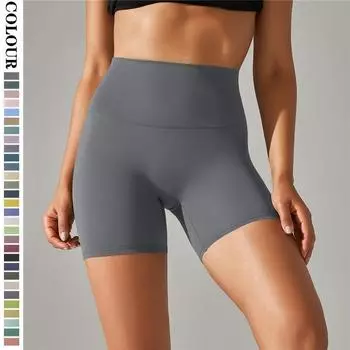 Nessaj шорты для тренировок с высокой талией женские короткие леггинсы для фитнеса с подтяжкой ягодиц тренажерный зал шорты для бега спортивная одежда для йоги S