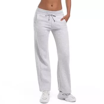 Nessaj Wide Leg Pants Women High Waist Sports Running Yoga Trousers Casual Loose Pockets Pants S чёрный