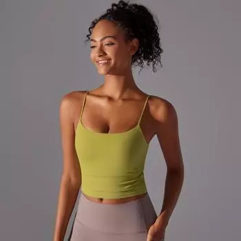 Nessaj Женская майка без рукавов для йоги, спортивная майка с дышащей спинкой, майка для фитнеса, топ для бега в спортзале S белый
