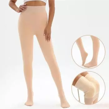 Леггинсы Nessaj Winter Plus Velvet, женские, с высокой талией, теплые, женские, эластичные, тонкие, термоштаны one size хаки