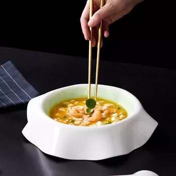 Нестандартная керамическая суповая миска Обеденная тарелка Фруктовые тарелки Салатница Тарелки для стейков в западном стиле Тарелка для суши Десертные миски Поднос для закусок