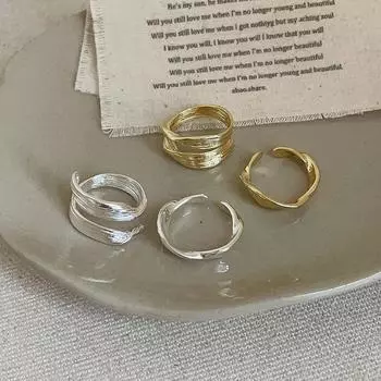 Нестандартное металлическое открывающееся кольцо Женское нишевое дизайнерское индивидуальное уникальное модное темпераментное модное универсальное кольцо