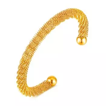 Нестандартный геометрический браслет из нержавеющей стали для женщин