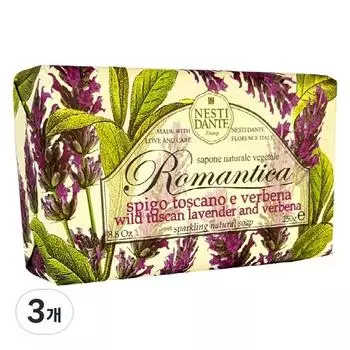 Nestidante Romantica Bijou Лаванда и Вербена, 250г, 3 шт.