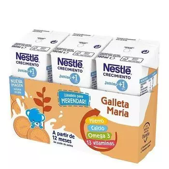 Nestle Growth Milk 1+ Печенье 3x180 мл