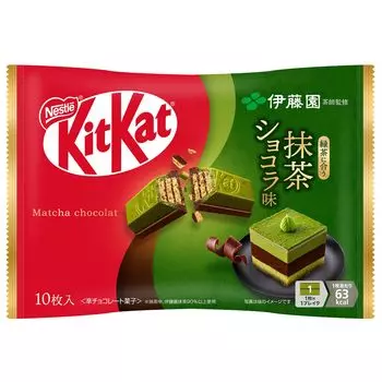 Nestle Japan KitKat Itoen Матча Шоколадный вкус 10 штук x 12 пакетиков
