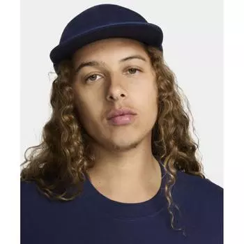 Неструктурированная кепка NIKE Club с плоским козырьком Midnight Navy FN4405 410 LXL