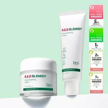 [Нет. 1 крем/120 мл большой емкости] Доктор. G Red Blemish Clear Soothing Cream 70мл+50мл лимитированный выпуск, корейская косметика