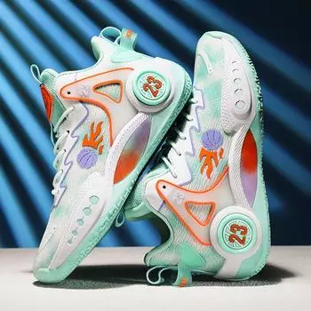 нет. 23 высокие кроссовки мужские летние дышащие баскетбольные кроссовки для школьников младших классов с амортизацией мужские кроссовки для бега для молодежи 35