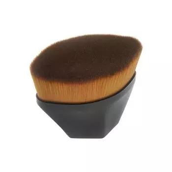 нет. 55 кисть для нанесения тональной основы с алмазной ручкой и алмазным уплотнением косметическая кисть чёрный