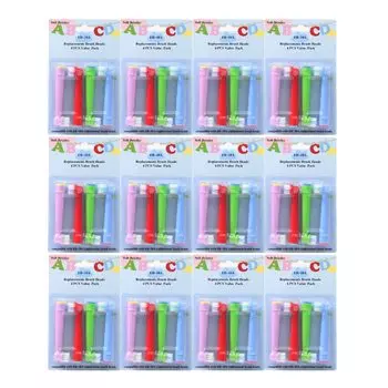 Нет бренда Braun совместимая Oral B совместимая сменная щетка мягкая для детей детские наборы 48 EB-10A (12 шт.)