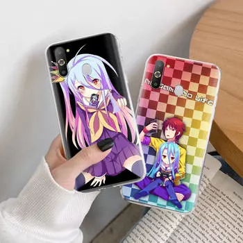 Нет игры нет жизни ТПУ чехол для iPhone XR 7 8 14 15 11 12 13 X XS Pro Max Xiaomi Redmi 13C Note 9 Samsung A22 S23 S24 Ultra Plus VIVO Redmi Note 10 Pro 5G аэро