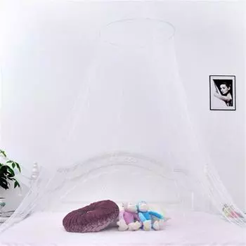 Net Mosquito Bed Curtains Canopy Round Insect Reject Net Netting Dome Bed Tent